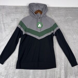 Boston Celtics Shamrock‎ Hoodie New Era NBA Gray/White Women's Size Large
